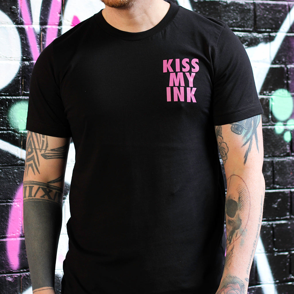 Kiss My Ink Black T-Shirt